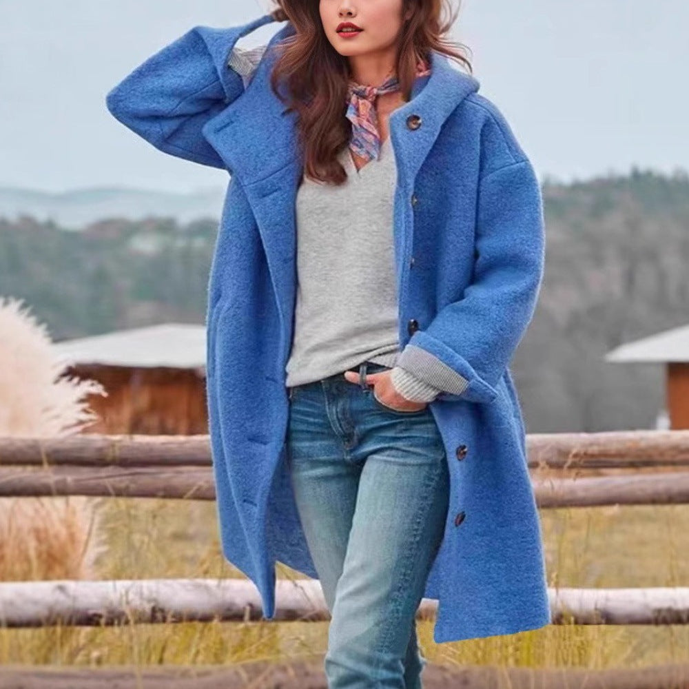 Lune London long sleeve puffer coat for women