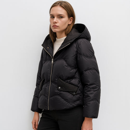 Women's down jacket with adjustable collar Amarae