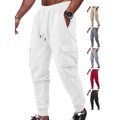 Modular cargo pants for men with elastic waist and practical side pockets Amarae
