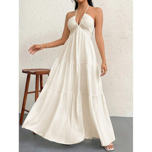 Layered Backless Maxi Dress Amarae for Women