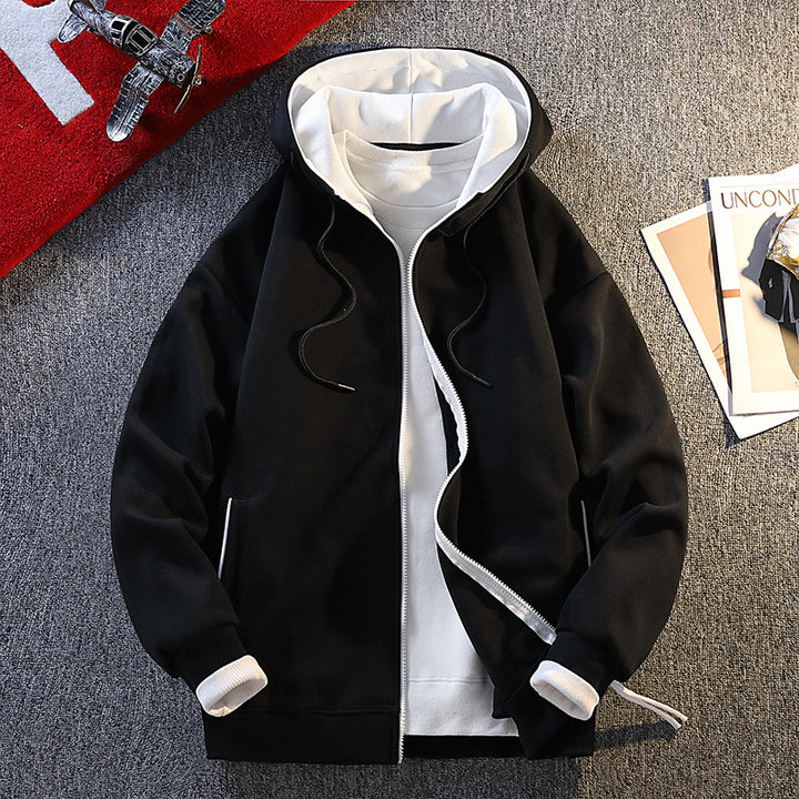 Trendy hooded jacket for men with contrasting details Lune London