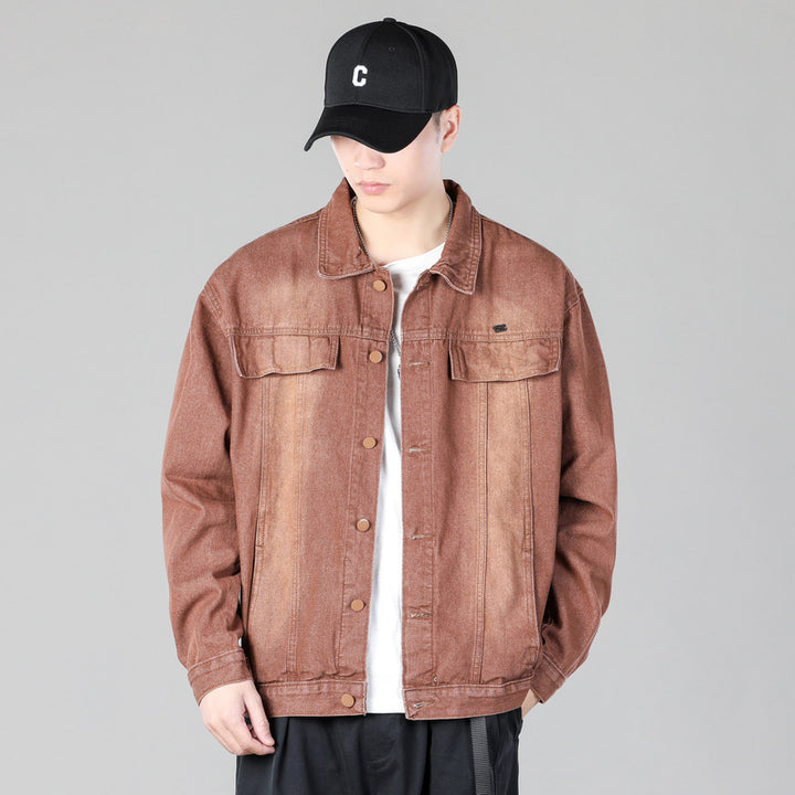 Trendy denim jacket for men with functional pockets and a relaxed fit Lune London