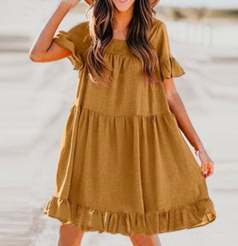 Lune London tiered ruffle dress for women