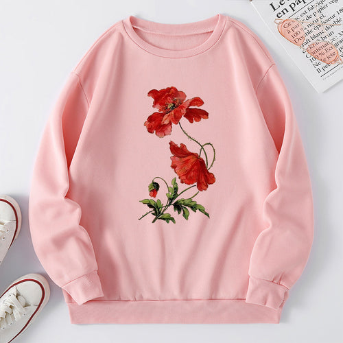 Sweatshirt pour femmes avec design floral et coupe confortable Chic & Stil