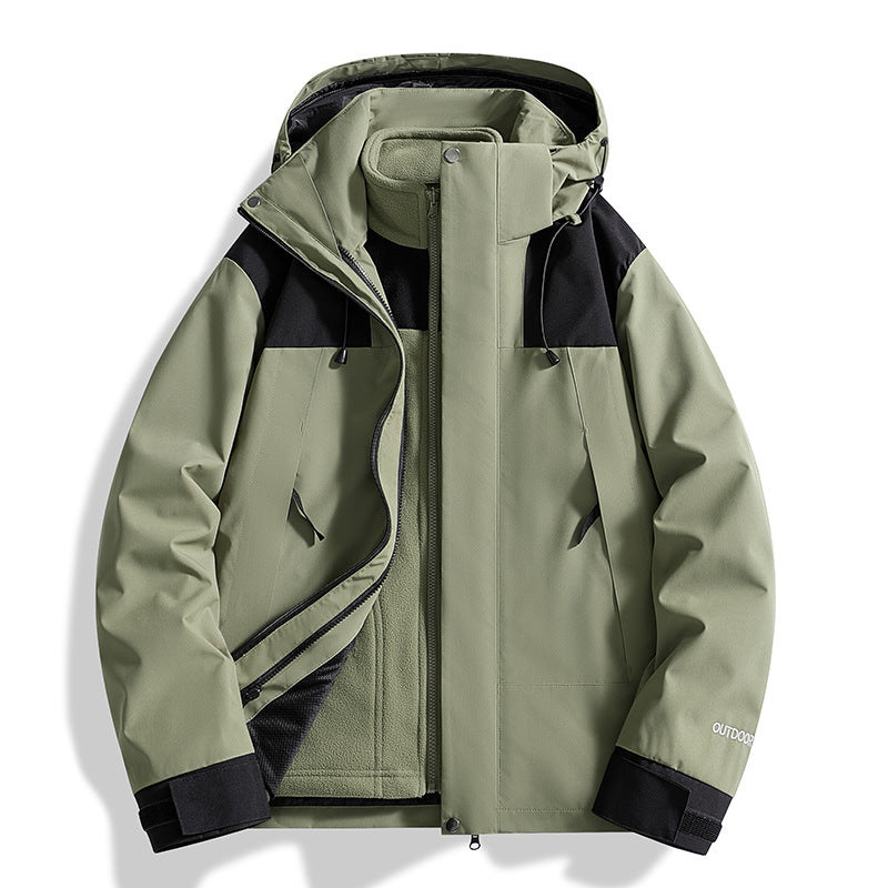 Women Versatile Outdoor Jacket with Removable Fleece Inner Jacket and Waterproof Membrane Amarae