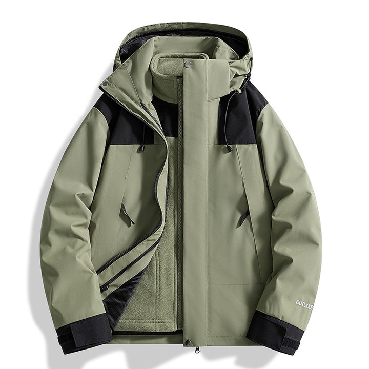 Women Versatile Outdoor Jacket with Removable Fleece Inner Jacket and Waterproof Membrane Amarae