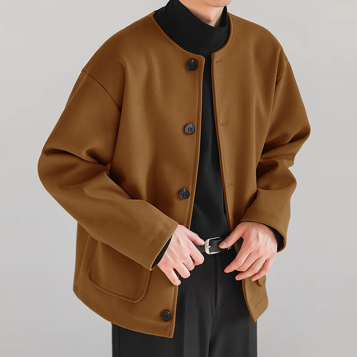 Women's transition jacket with practical pockets and button closure Lune London