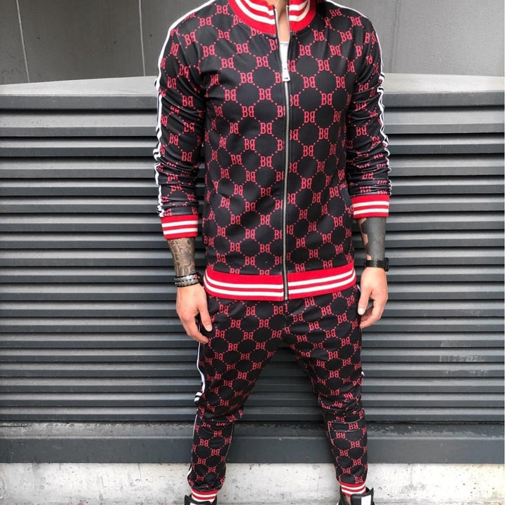 Men's sports jacket with fashion Lune London inscription
