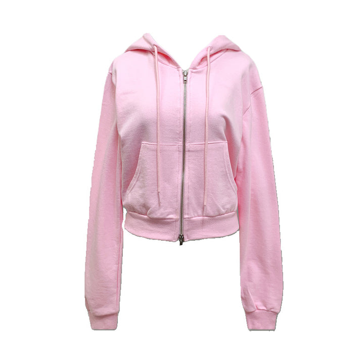 Ensemble de sweat à capuche court pour femme et pantalon de jogging à jambes larges Chic & Stil