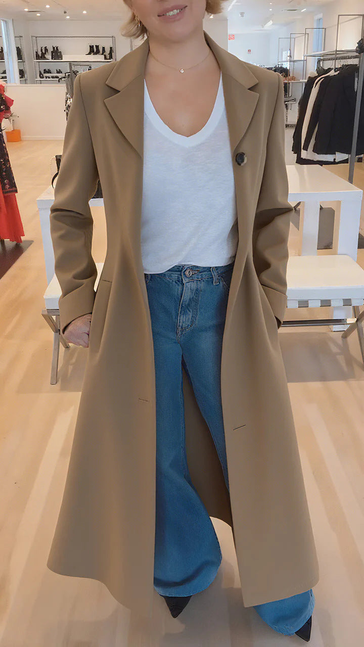 Manteau à motif léopard pour femmes Chic & Stil