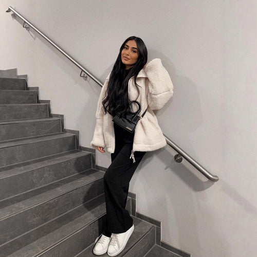 Ladies Chic and Stylish Plush Jacket