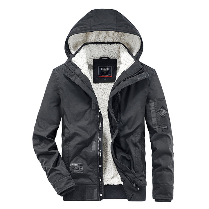 Technical transition jacket for men with warm inner lining Amarae
