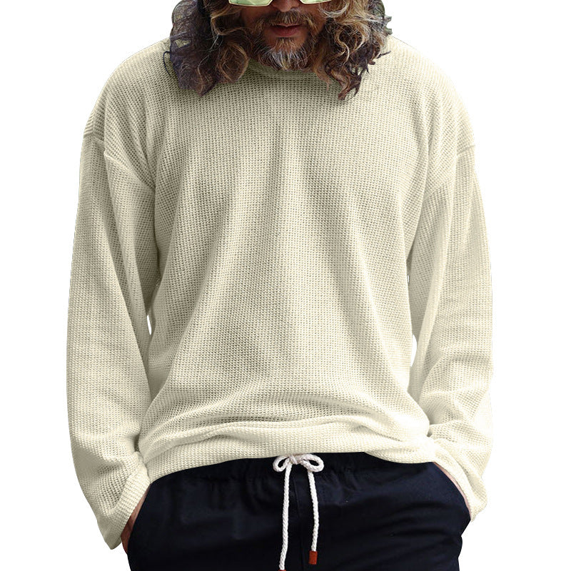 Casual long sleeve shirt for men in breathable structured fabric Lune London