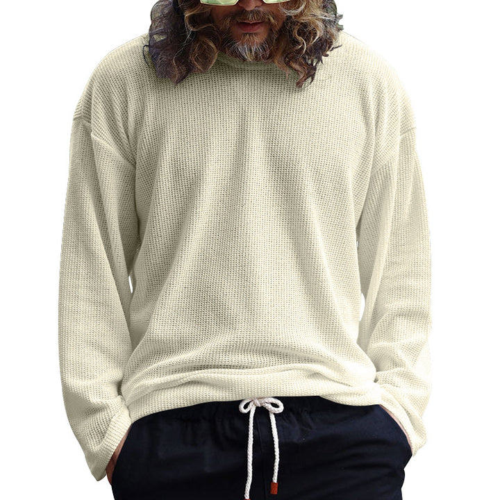 Casual long sleeve shirt for men in breathable structured fabric Lune London