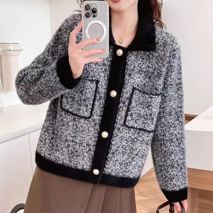 Veste confortable pour femmes avec poches contrastées Chic & Stil