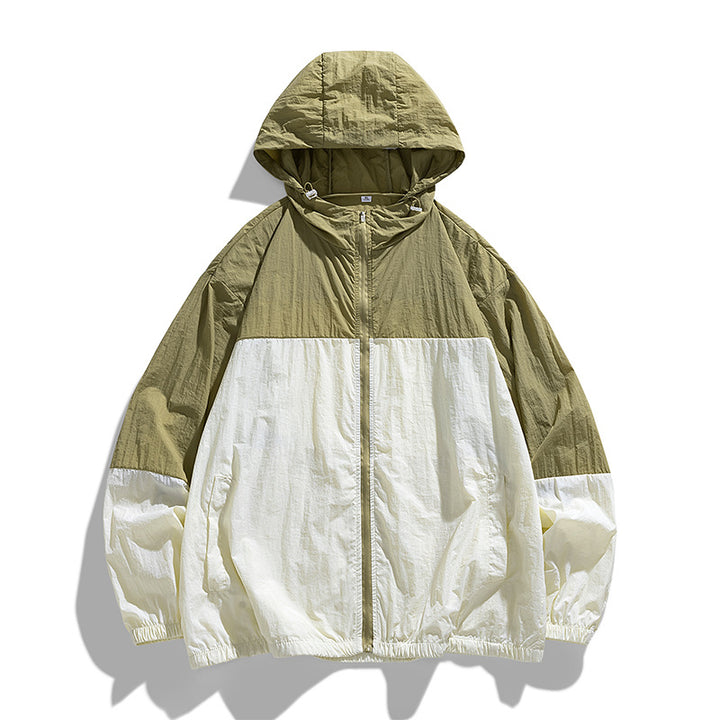 Lightweight windbreaker hoodie for women Lune London