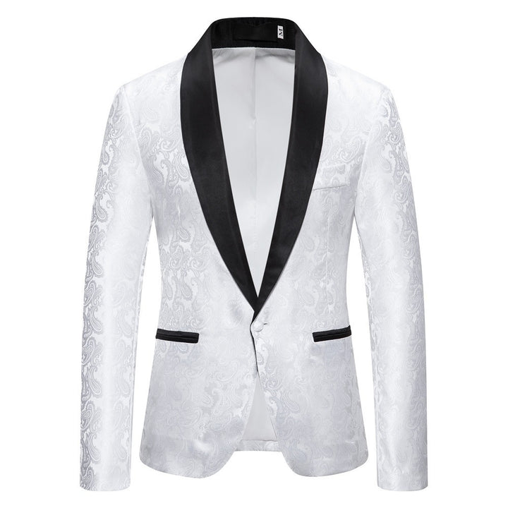 Elegant tuxedo blazer for men with luxurious paisley pattern Lune London