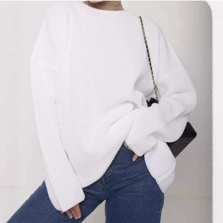 Ladies Chunky Knit Sweater Lune London