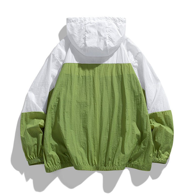 Lightweight windbreaker hoodie for women Lune London