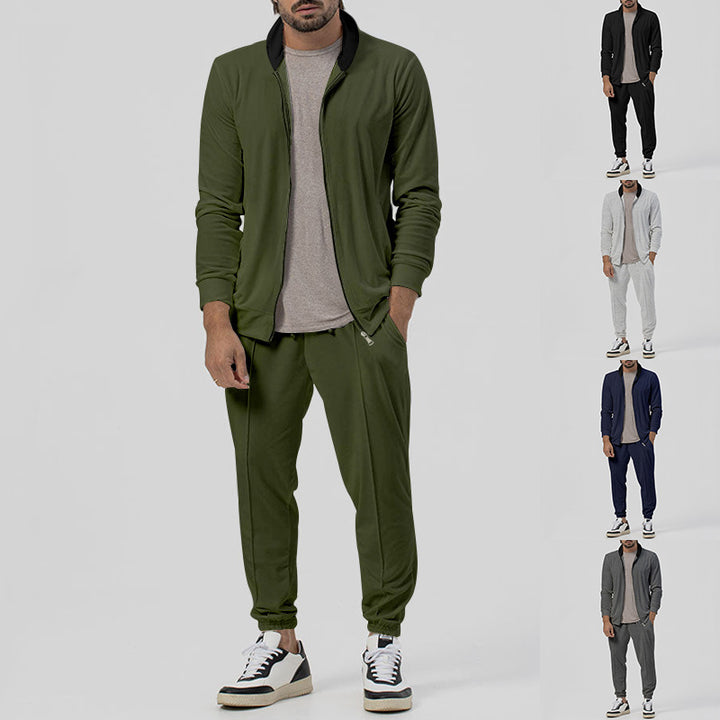 Men's sporty leisure suit with full zip and side pockets Lune London