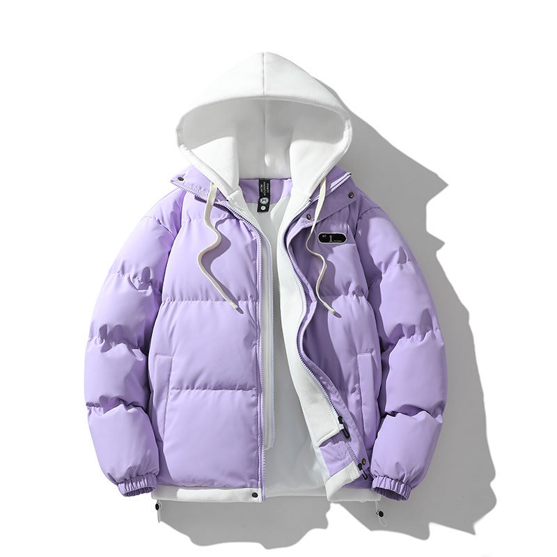 Warm padded jacket for women with removable hood and wind protection Lune London