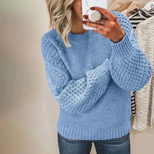 Amarae | Solid Color Knit Sweater