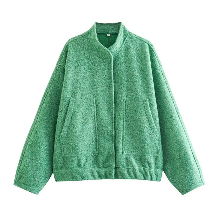 Cool oversized wool blend jacket Women Amarae