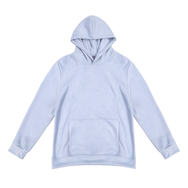 Hooded sweatshirt for men with a practical kangaroo pocket design and a soft inner lining Lune London