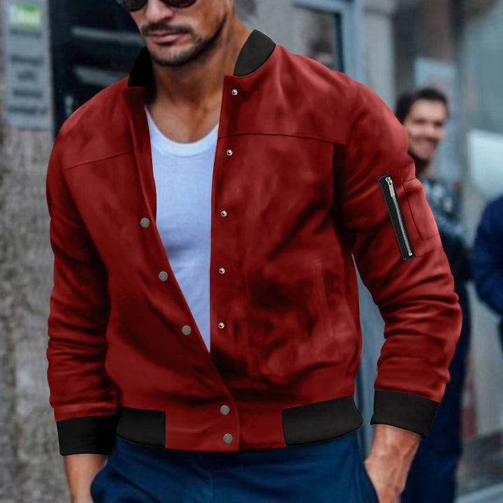 Men's bomber jacket with practical zip pockets Lune London