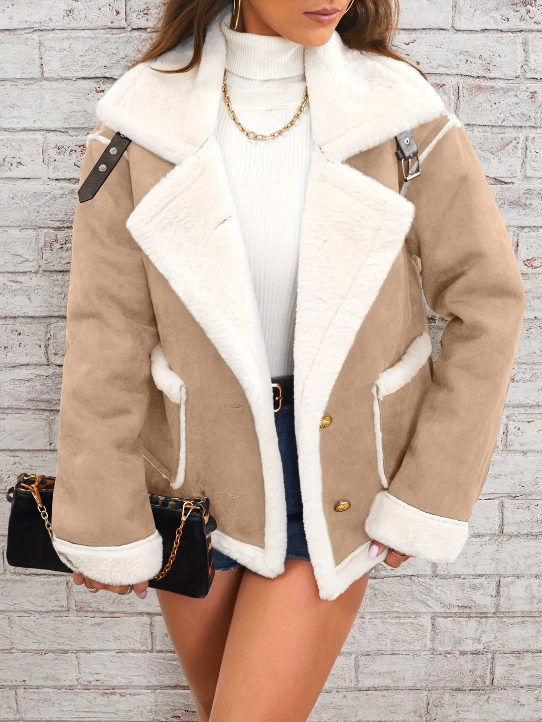Ladies Sheepskin Jacket Cozy Lune London