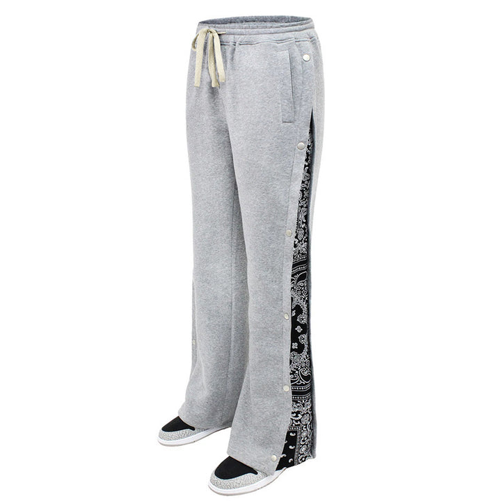 Leisure pants for men with printed side panel Lune London