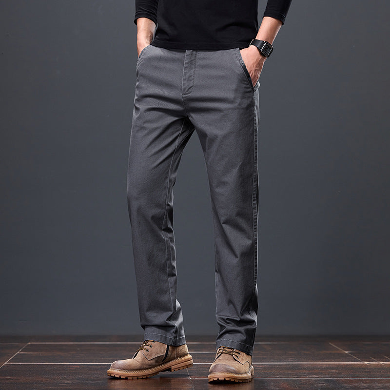 Comfortable chino pants for men with elastic waistband and practical pockets Lune London