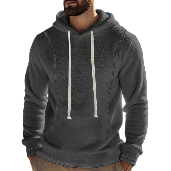 Men's comfortable fleece hoodie with sporty elements Lune London