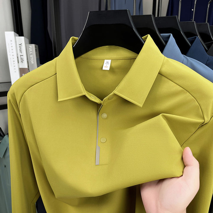 Sporty polo shirt for men with innovative moisture regulation Lune London