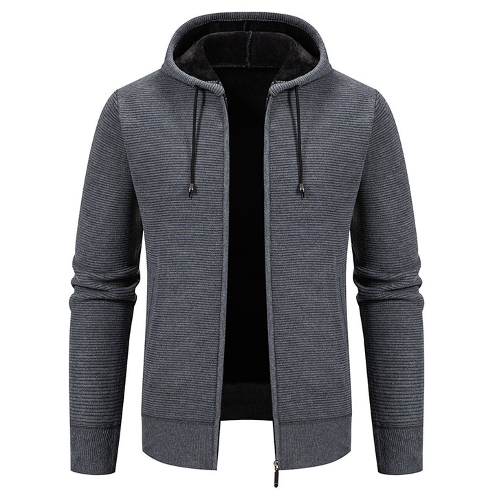 Men's hooded jacket with a modern structure design and insulated lining Lune London