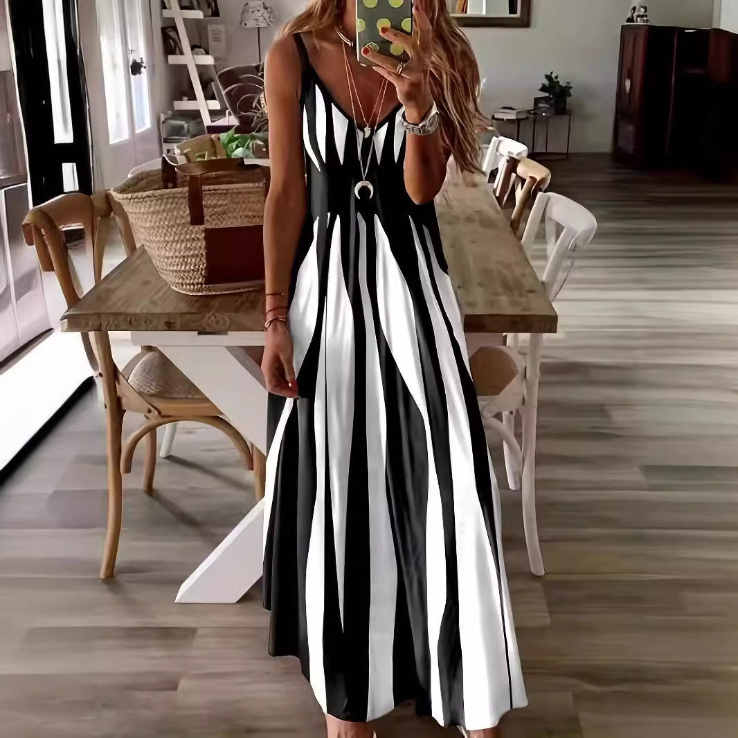 Maxi Dress Women Long with a resilient off-shoulder cut and full length Lune London