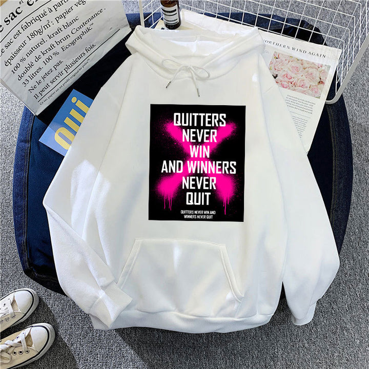 Women's hoodie with inspiring motif Chic & Stil