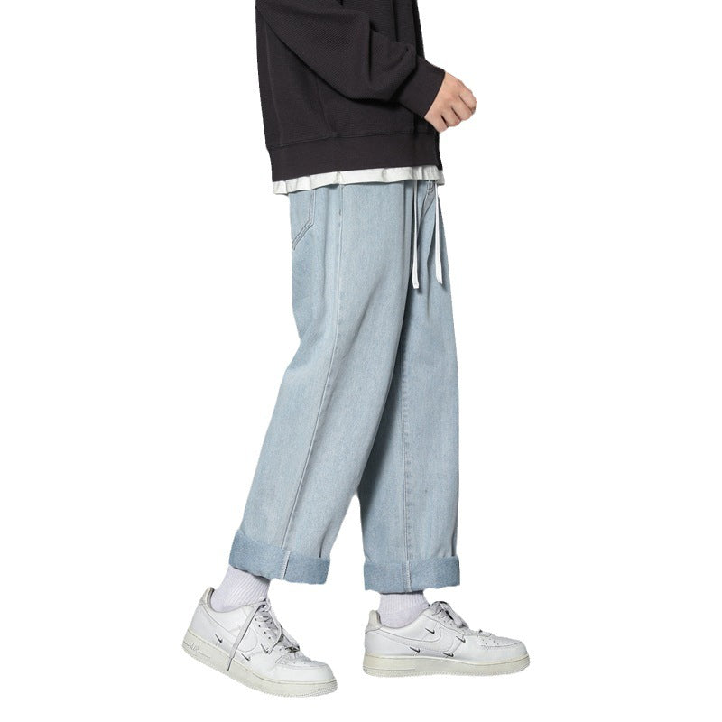 Ladies Loose Denim Pants Lune London