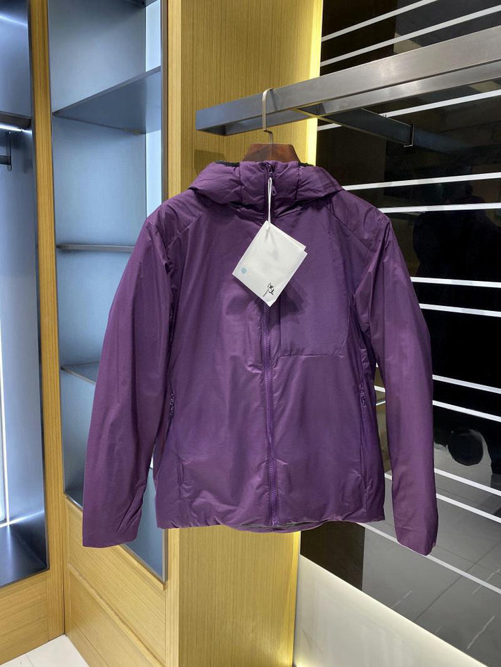 Women Lightweight Padded Hooded Jacket with Minimalist Outdoor Insulation Amarae