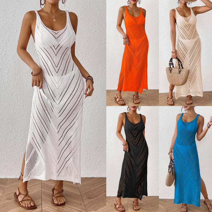 Ladies Light Chic Maxi Knit Dress