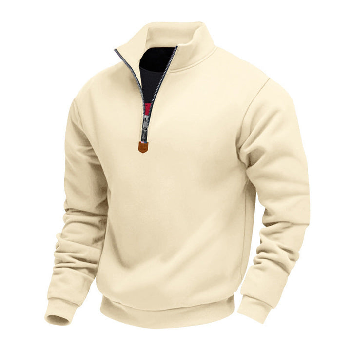 Men's Sweatshirt with Stand-Up Collar Amarae
