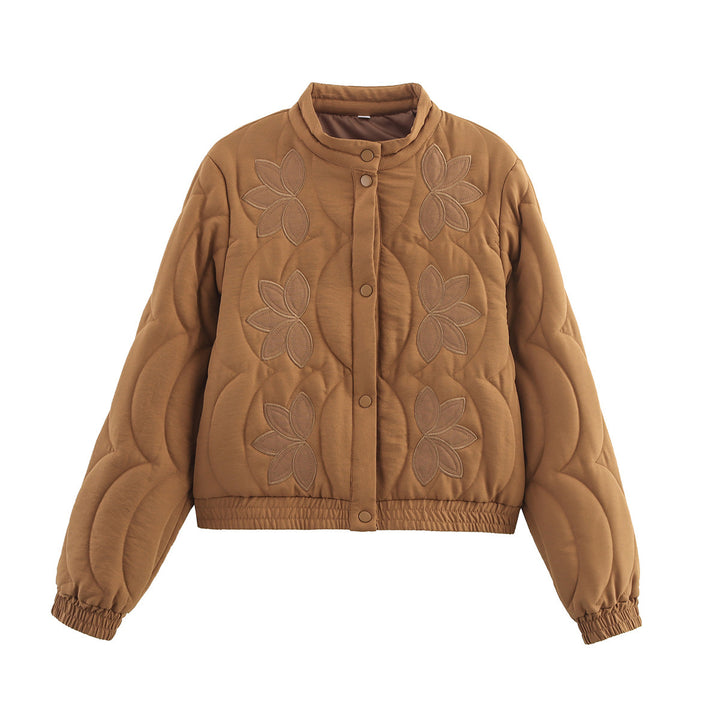 Quilted leisure jacket for women with floral design Amarae