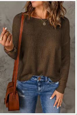 Ladies Casual Sweater with Modern Structured Knit Lune London