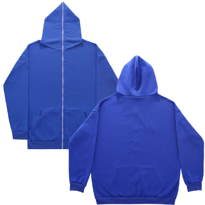 Ladies leisure hoodie with zip closure and practical side pockets Lune London
