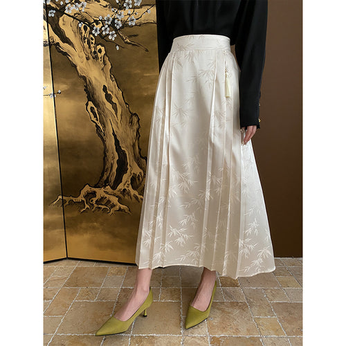 Women's Elegant and Flowing Pleated Skirt Chic & Stil