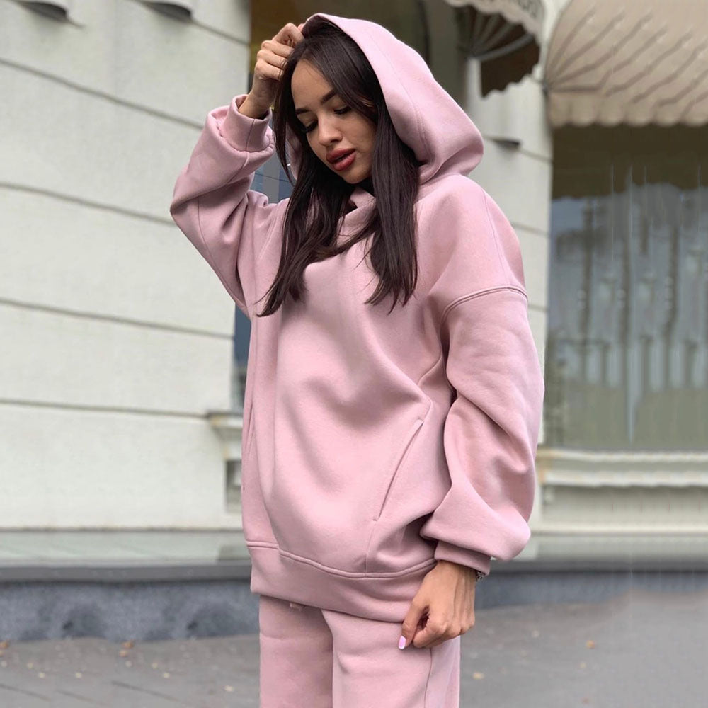 Casual and comfortable hoodie tracksuit set for women Lune London