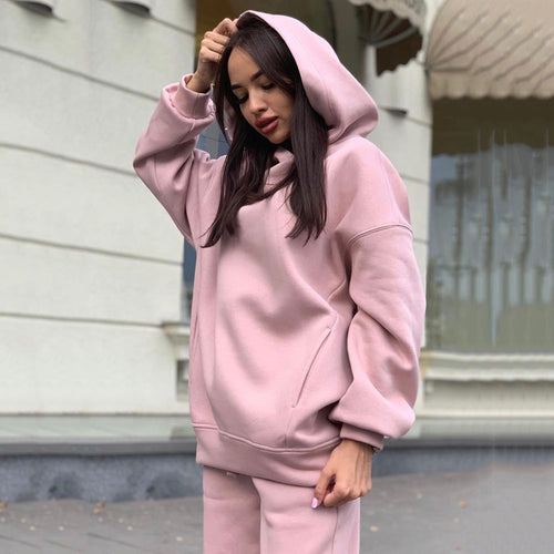Casual and comfortable hoodie tracksuit set for women Amarae