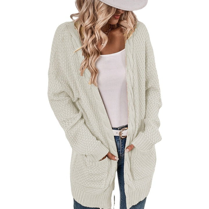 Women's knitted jacket with casual fit and practical pockets Lune London