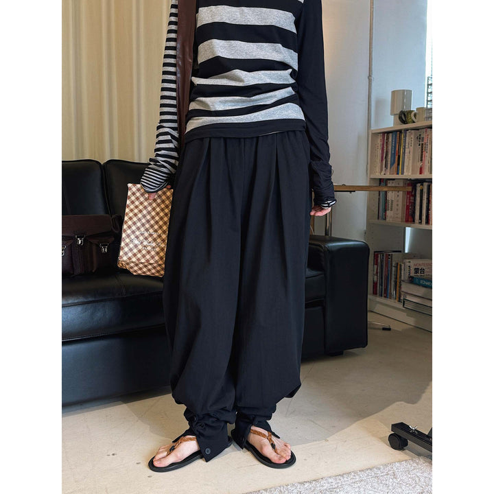 Women Asymmetrical Striped Layering Long Sleeve Dress