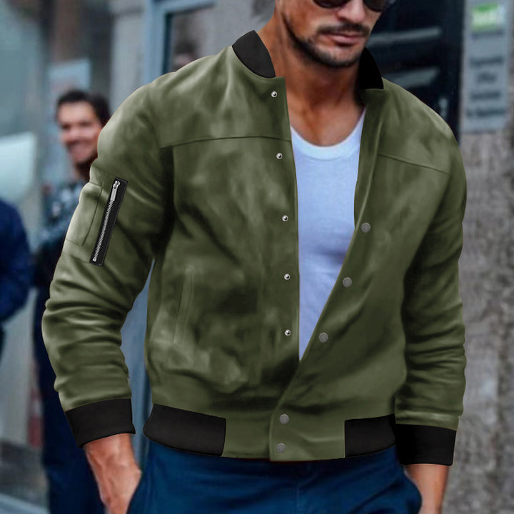 Men's bomber jacket with practical zip pockets Lune London